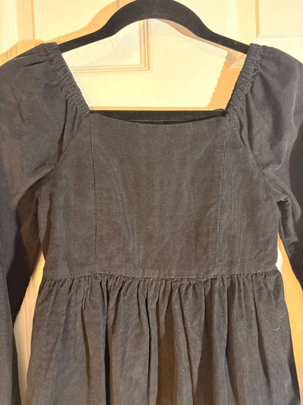 GAP KIDS  Black Corduroy Black Sleeve  Dress Size L